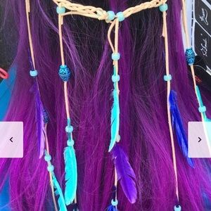 Feather headbands. Multiple colors and styles!